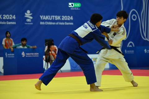 Azerbaijani judokas win medals in Children of Asia Sports Games (PHOTO)
