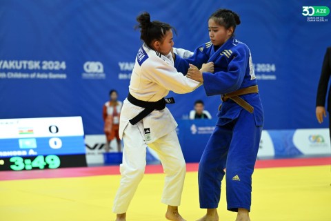 Azerbaijani judokas win medals in Children of Asia Sports Games (PHOTO)