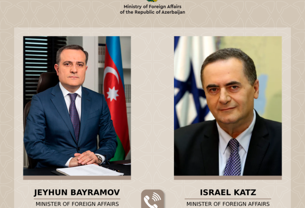 Azerbaijani FM discusses regional issues with Israeli counterpart