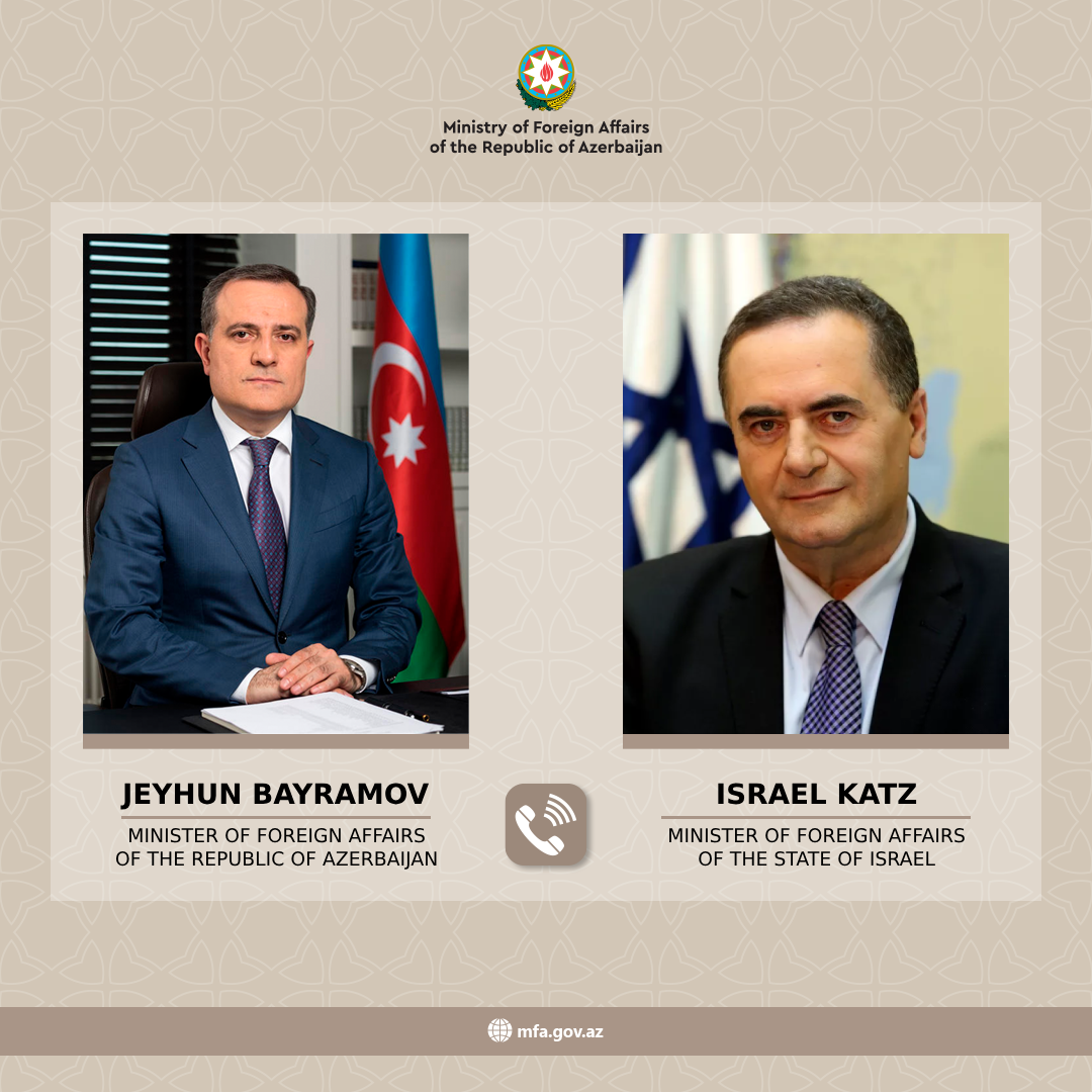 Azerbaijani FM discusses regional issues with Israeli counterpart
