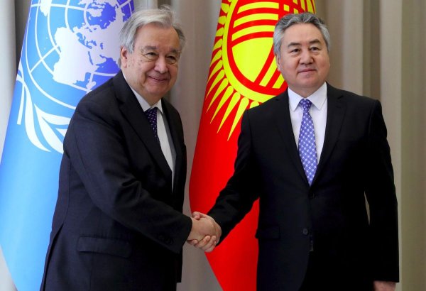 Guterres commends strong collaboration between UN and Kyrgyzstan