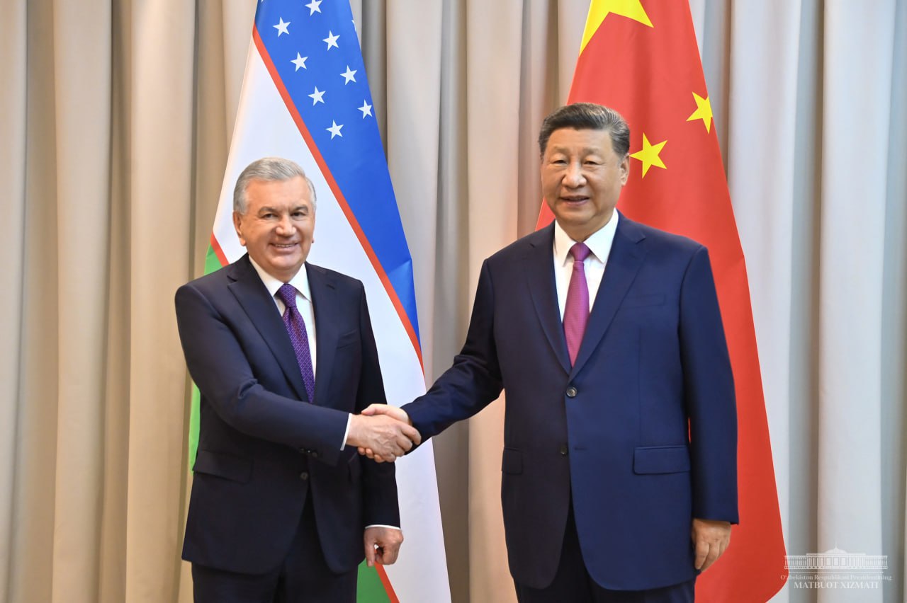 Presidents of Uzbekistan, China discuss strengthening bilateral relations