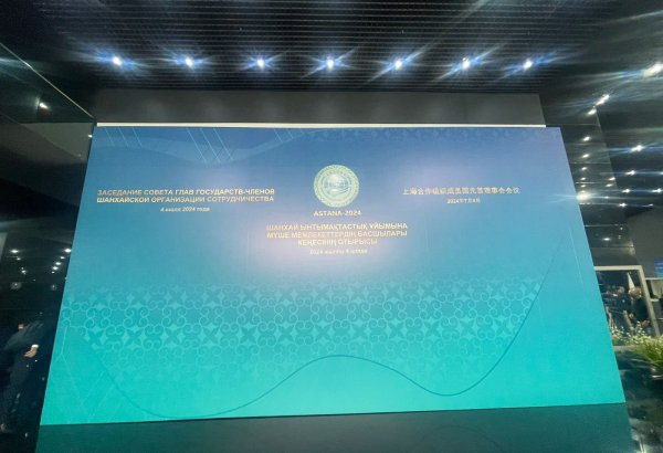 Shanghai Cooperation Organization Summit proceeding in Astana