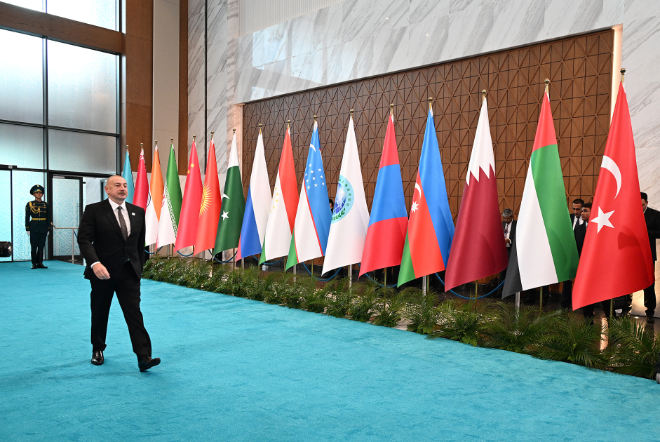 President Ilham Aliyev addresses "SCO plus" meeting in Astana (PHOTO/VIDEO)