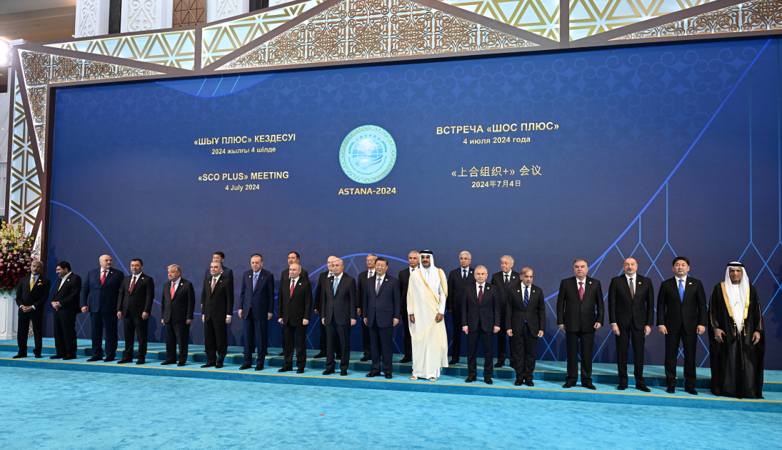 President Ilham Aliyev addresses "SCO plus" meeting in Astana (PHOTO/VIDEO)