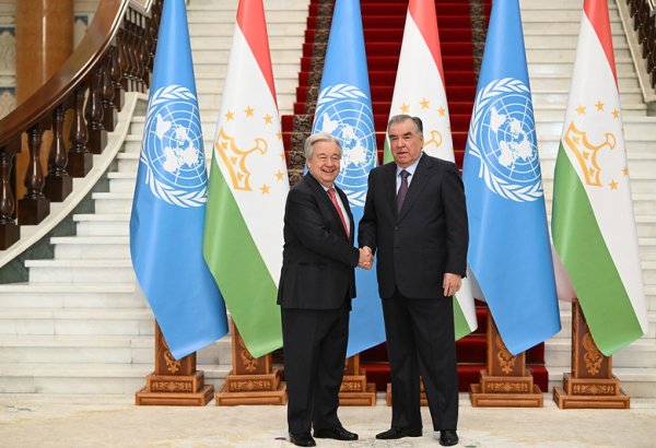 Tajikistan's Rahmon, UN's Guterres discuss cooperation aspects