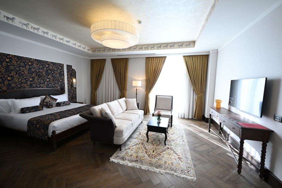President Ilham Aliyev attends opening of "Garabagh" hotel in Khankendi (PHOTO/VIDEO)