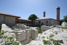 President Ilham Aliyev attends reopening of Ashaghi Govhar Agha Mosque after its restoration in Shusha (PHOTO/VİDEO)