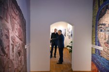 President Ilham Aliyev attends reopening of Ashaghi Govhar Agha Mosque after its restoration in Shusha (PHOTO/VİDEO)