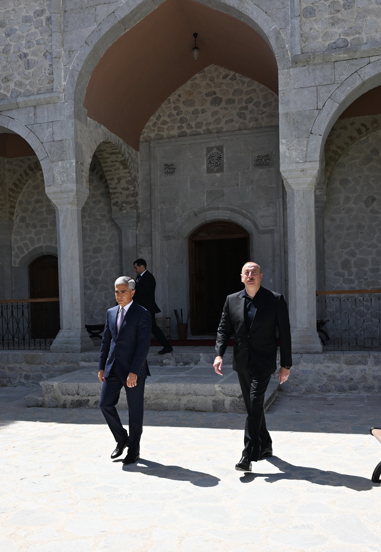 President Ilham Aliyev attends reopening of Ashaghi Govhar Agha Mosque after its restoration in Shusha (PHOTO/VİDEO)