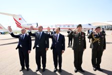 Turkish vice president concludes his visit to Azerbaijan (PHOTO)