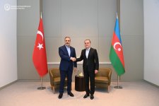Azerbaijani FM discusses regional, international security with Turkish counterpart (PHOTO)