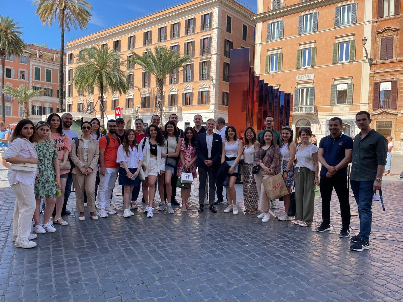 First cohort of Global Management and Politics program completed summer module in Rome within Italy-Azerbaijan University initiative (PHOTO)