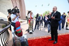 President Ilham Aliyev visits national monument in Islamabad (PHOTO/VIDEO)