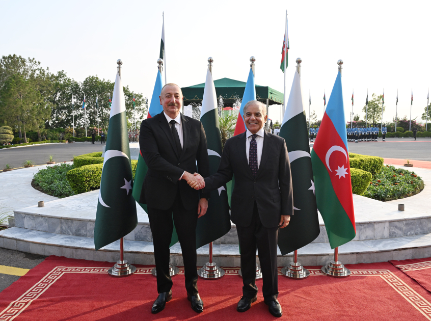 Islamabad holds official welcome ceremony for President Ilham Aliyev (PHOTO/VIDEO)