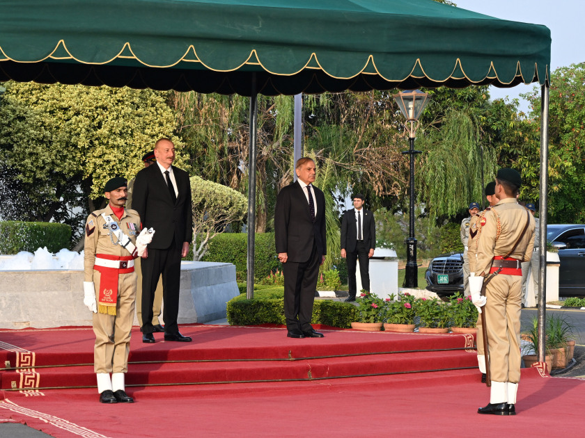 Islamabad holds official welcome ceremony for President Ilham Aliyev (PHOTO/VIDEO)
