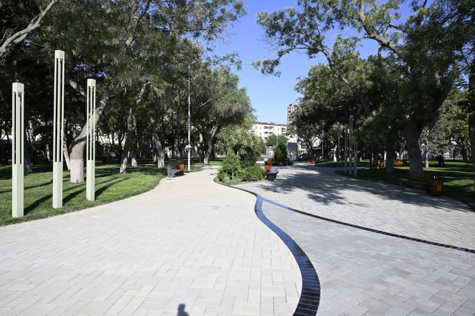 President Ilham Aliyev attends opening ceremony of newly renovated Narimanov Park in Baku (PHOTO)