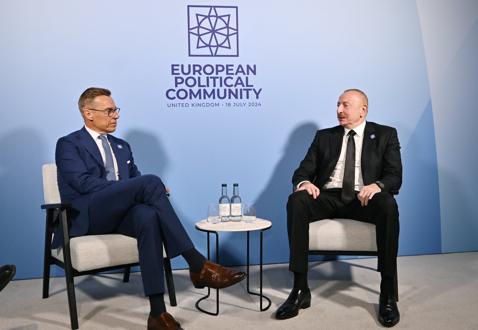 President Ilham Aliyev meets with President of Finland in Oxford (PHOTO/VIDEO)