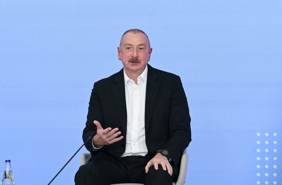 President Ilham Aliyev addresses 2nd Global Media Forum in Shusha (PHOTO/VIDEO)
