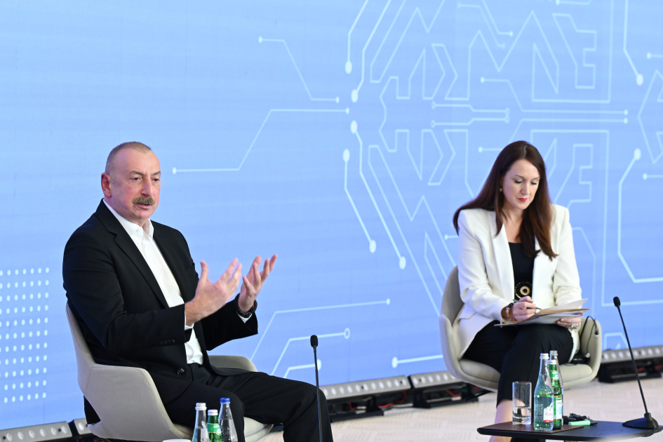 President Ilham Aliyev addresses 2nd Global Media Forum in Shusha (PHOTO/VIDEO)