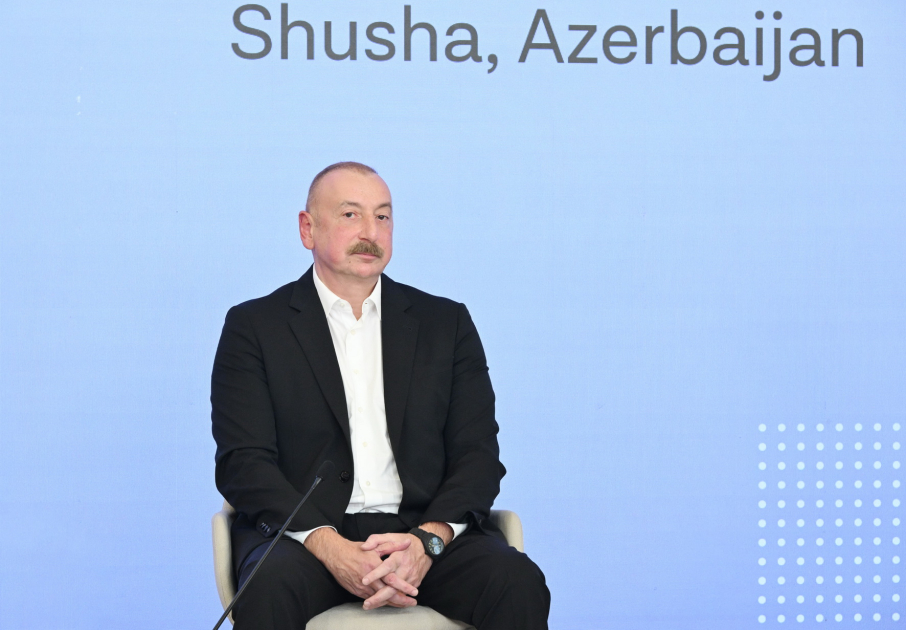 President Ilham Aliyev addresses 2nd Global Media Forum in Shusha (PHOTO/VIDEO)