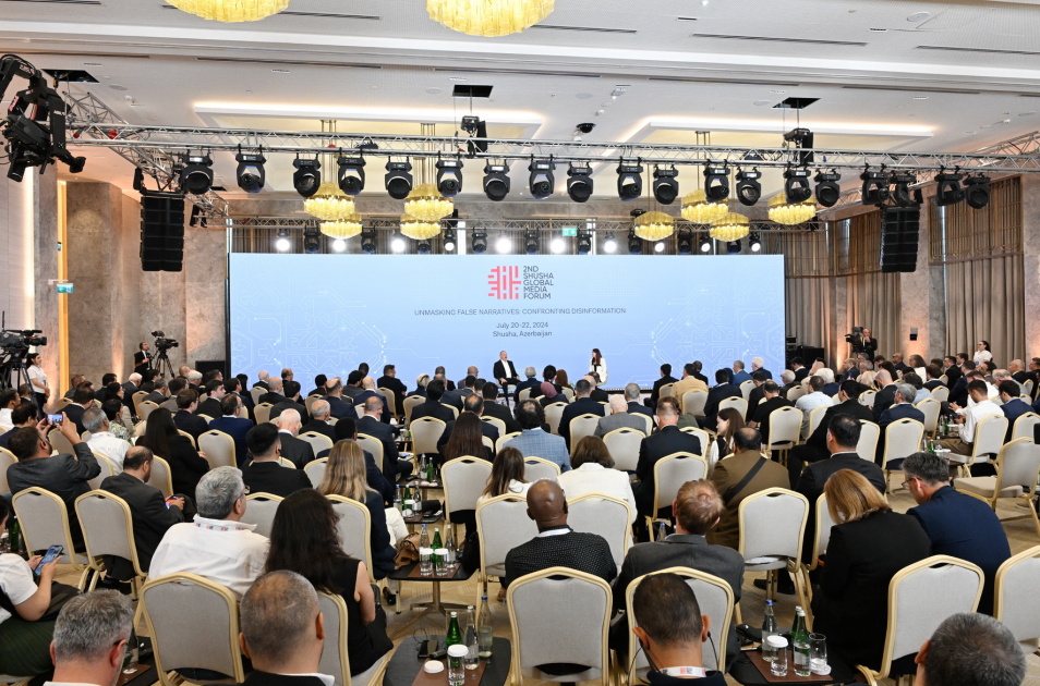 President Ilham Aliyev addresses 2nd Global Media Forum in Shusha (PHOTO/VIDEO)