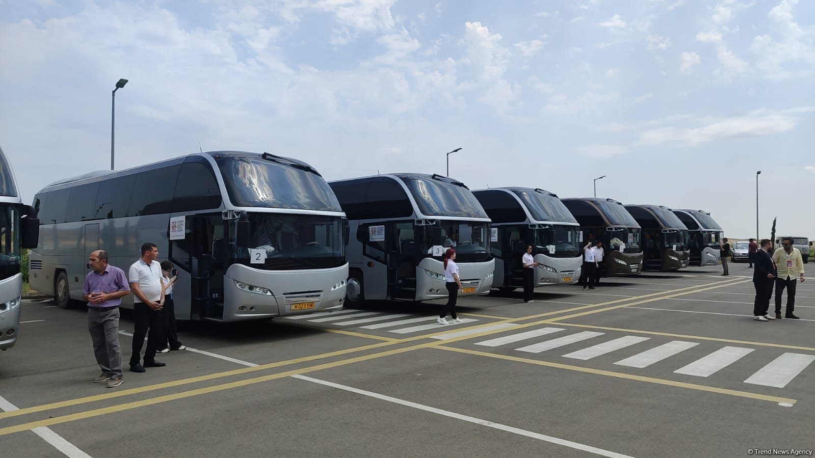 Participants of Global Media Forum arrive in Azerbaijan's Shusha