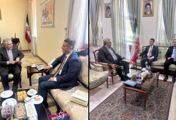 Azerbaijani ambassador meets with Iranian MFA officials (PHOTO)