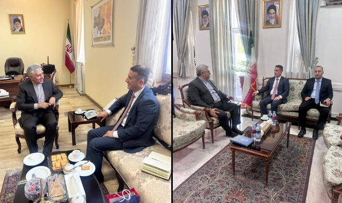 Azerbaijani ambassador meets with Iranian MFA officials (PHOTO)