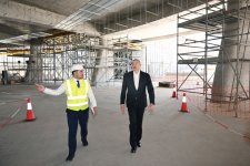 President Ilham Aliyev inspects progress of Victory Park construction in Baku (PHOTO/VIDEO)