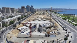President Ilham Aliyev inspects progress of Victory Park construction in Baku (PHOTO/VIDEO)