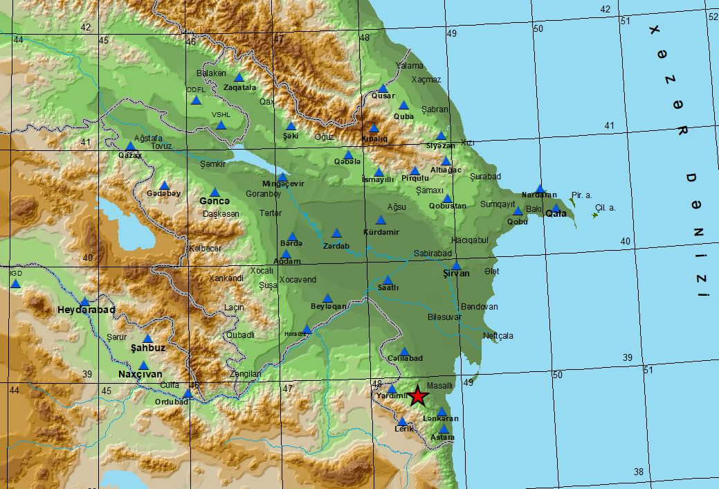 Earthquake hits Azerbaijan