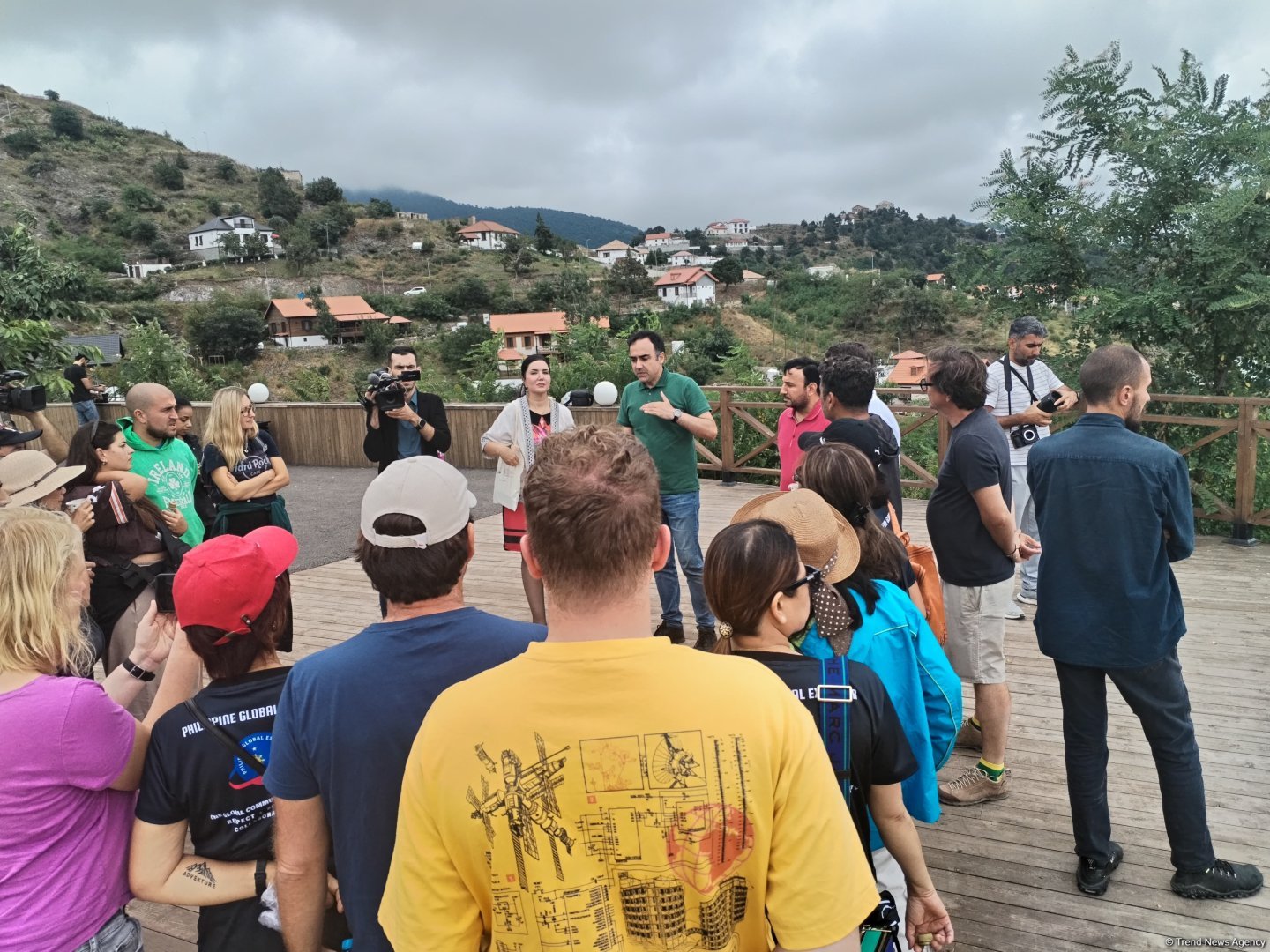 Delegation of foreign travelers visits Azerbaijan's Lachin (PHOTO)
