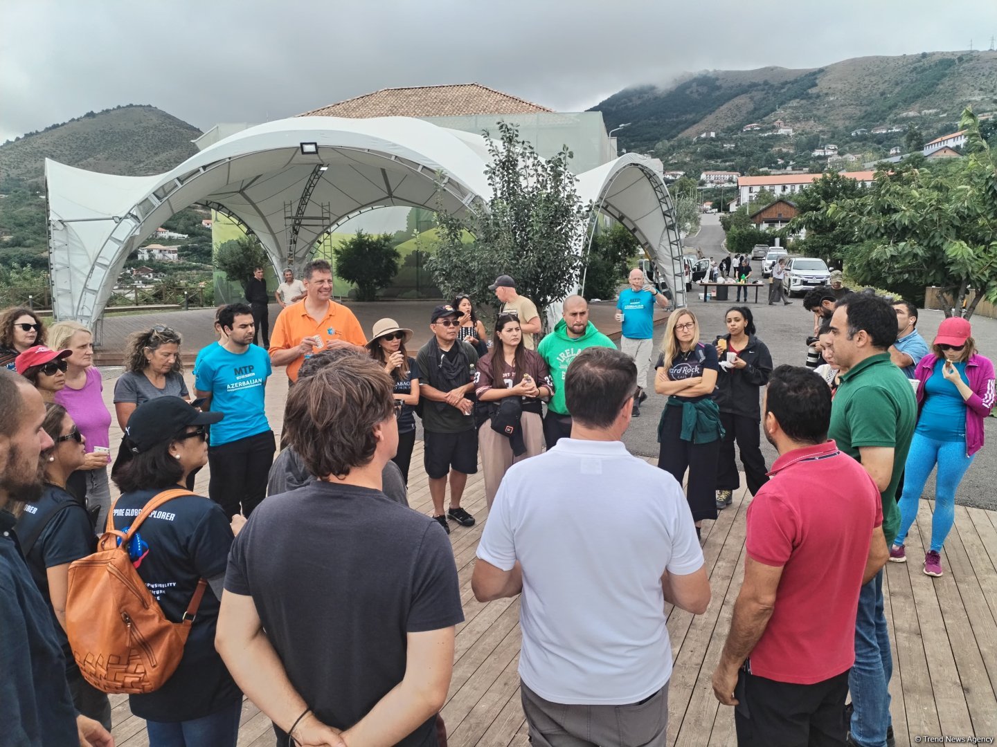 Delegation of foreign travelers visits Azerbaijan's Lachin (PHOTO)