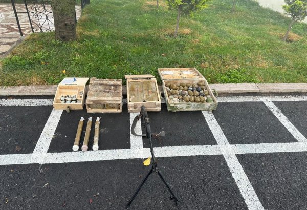 Large quantities of weapons and ammunition found in Azerbaijan's liberated territories over week