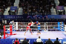 Azerbaijani boxer Murad Allahverdiyev punches his way to 1/4 finals in Paris (PHOTO)