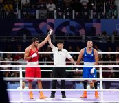 Azerbaijani boxer Murad Allahverdiyev punches his way to 1/4 finals in Paris (PHOTO)