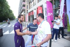 Hidayat Heydarov honored by Azerbaijani a sports delegation in Paris after Olympic gold win (PHOTO)