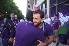 Hidayat Heydarov honored by Azerbaijani a sports delegation in Paris after Olympic gold win (PHOTO)
