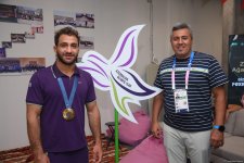 Hidayat Heydarov honored by Azerbaijani a sports delegation in Paris after Olympic gold win (PHOTO)