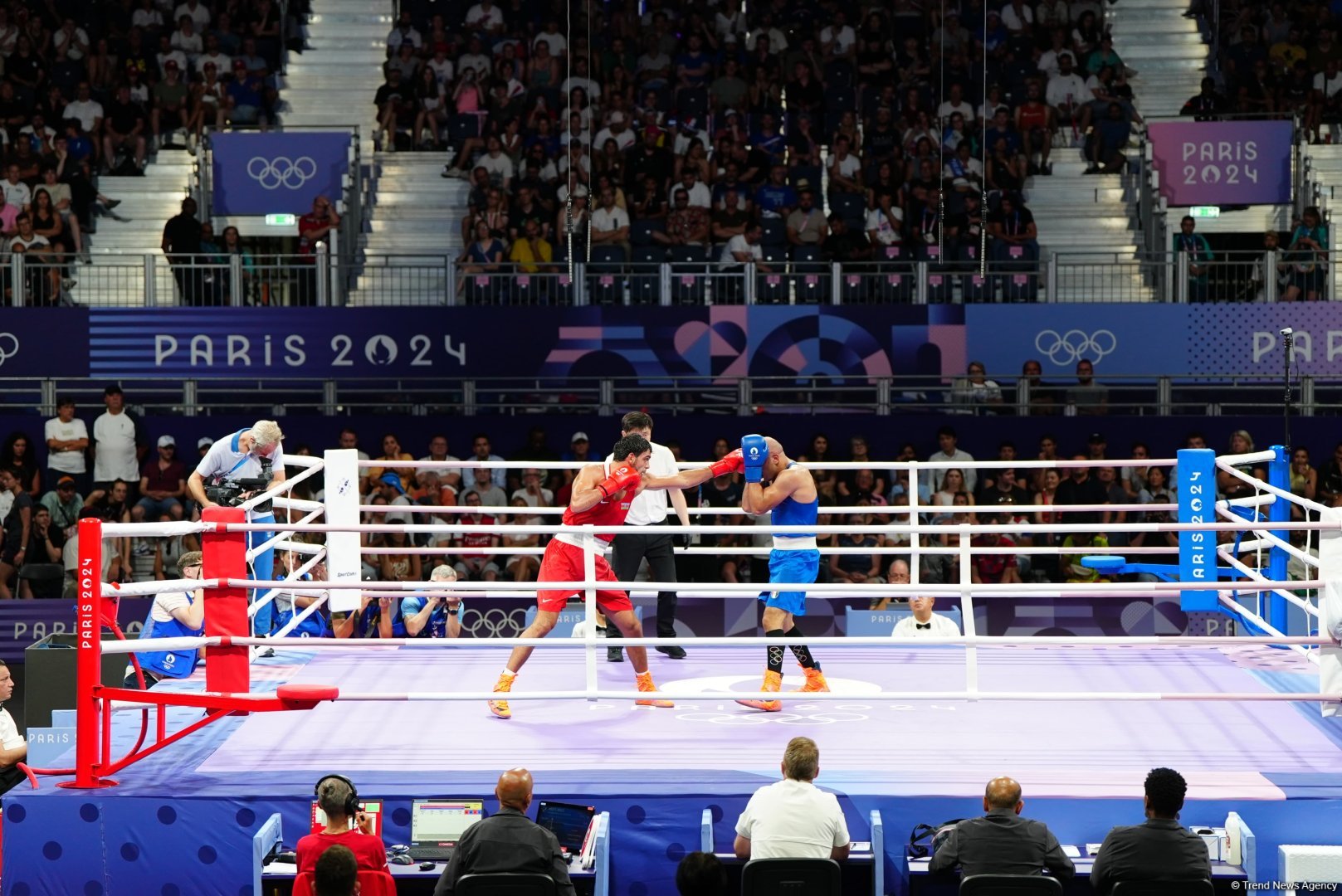 Azerbaijani boxer Murad Allahverdiyev punches his way to 1/4 finals in Paris (PHOTO)