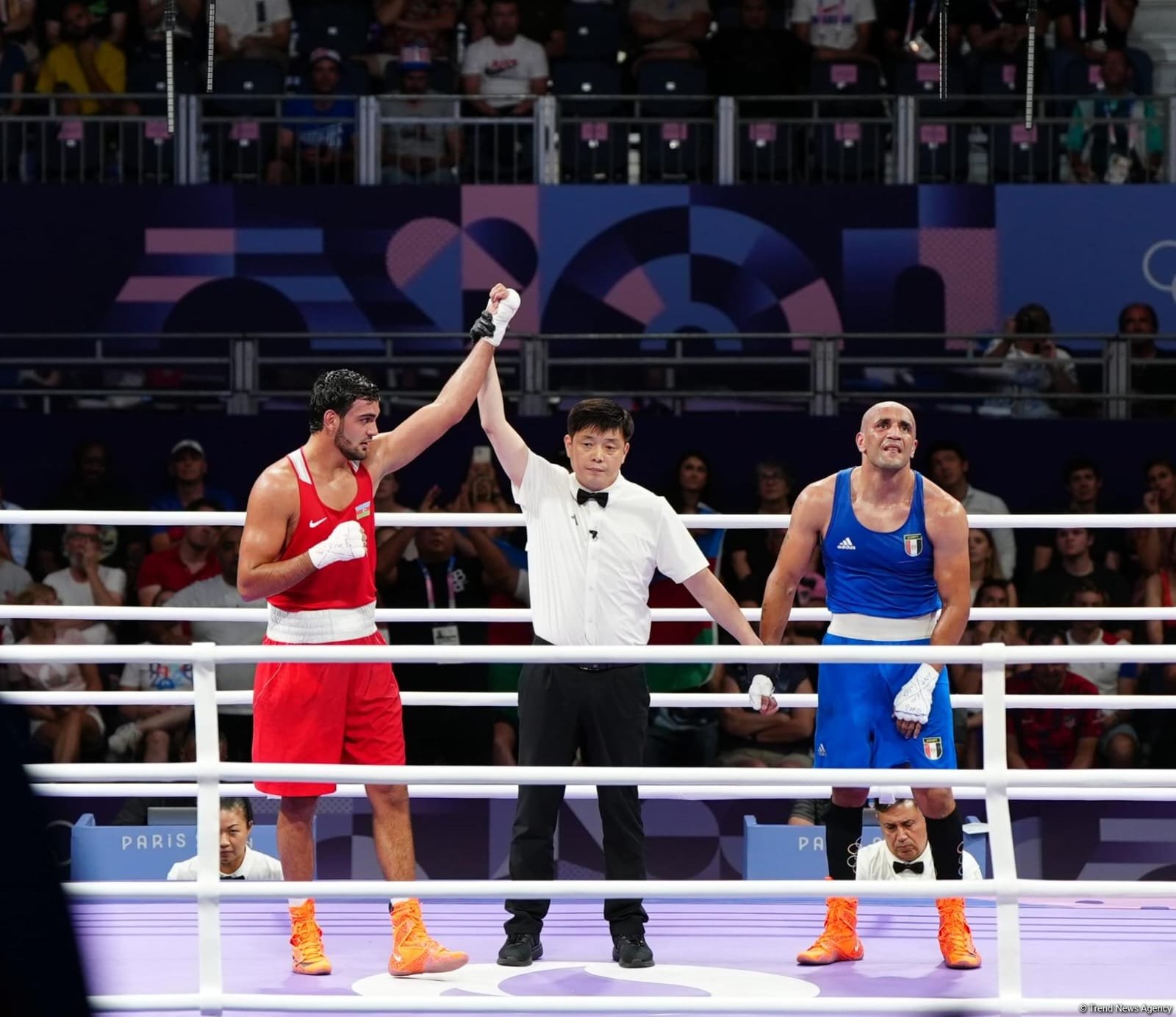 Azerbaijani boxer Murad Allahverdiyev punches his way to 1/4 finals in Paris (PHOTO)