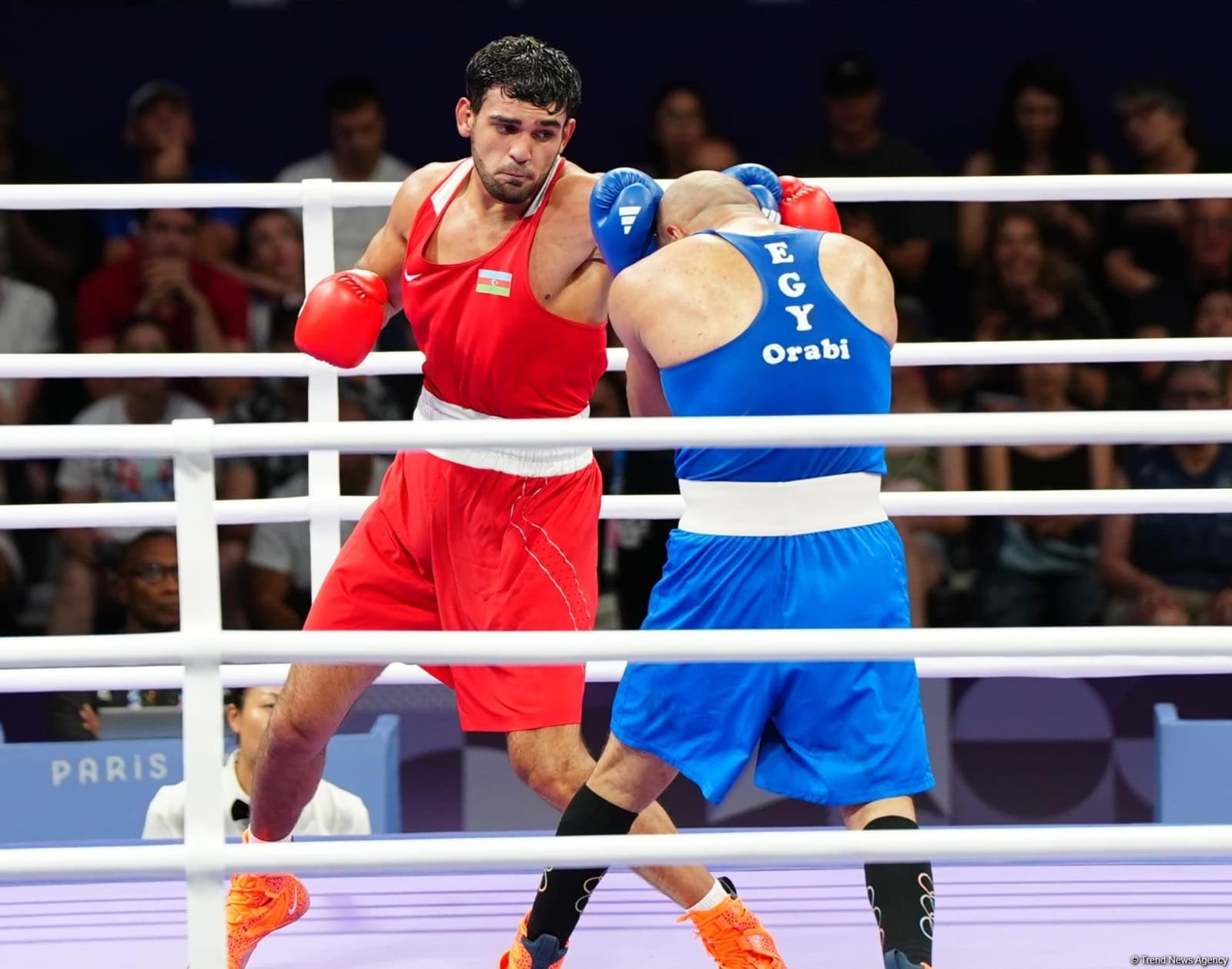 Azerbaijani boxer Murad Allahverdiyev punches his way to 1/4 finals in Paris (PHOTO)