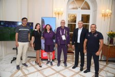Azerbaijan Olympic House in Paris hosts meeting with athletes (PHOTO)