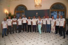 Azerbaijan Olympic House in Paris hosts meeting with athletes (PHOTO)