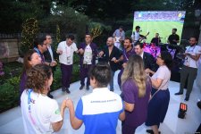 Azerbaijan Olympic House in Paris hosts meeting with athletes (PHOTO)