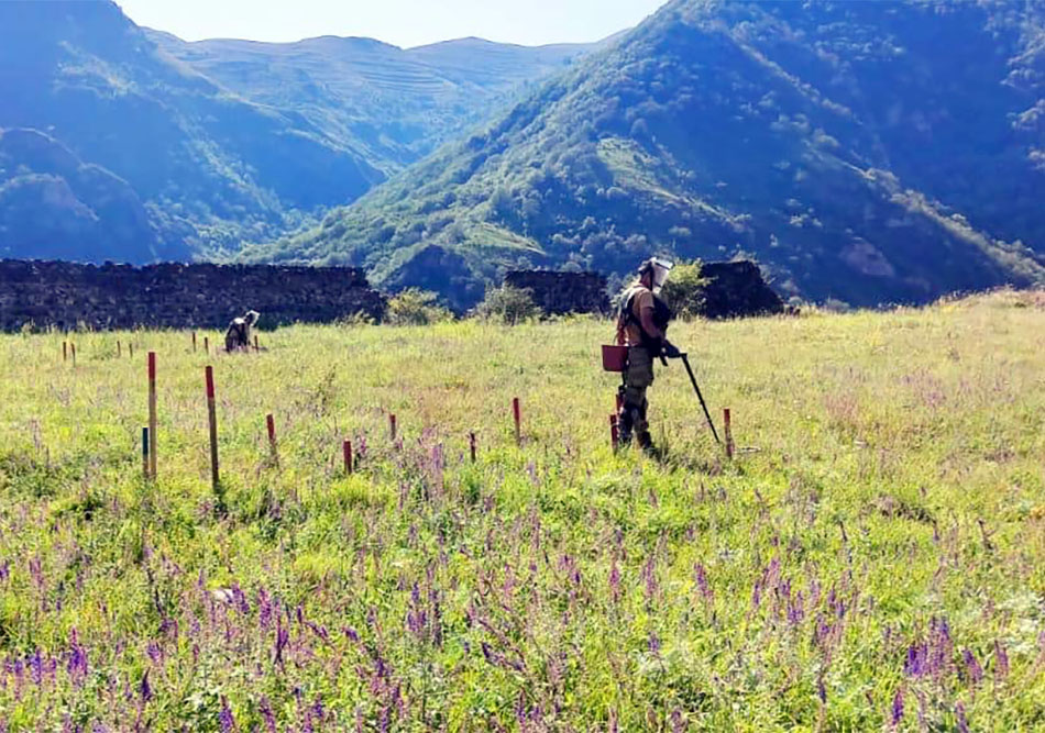 Demining operations underway in Azerbaijan's liberated territories (PHOTO)