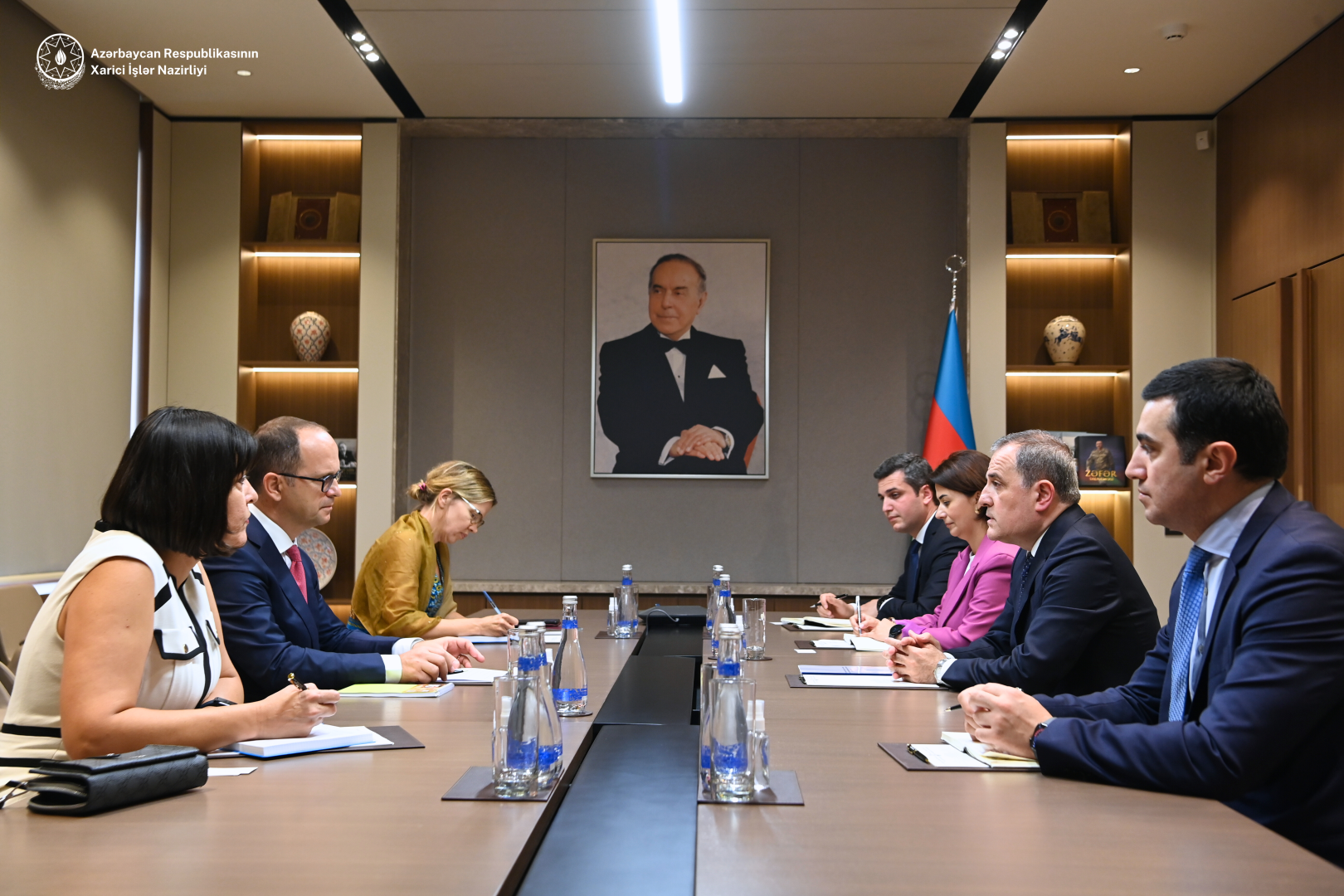 Azerbaijani FM holds talks with OSCE observation mission representative (PHOTO)