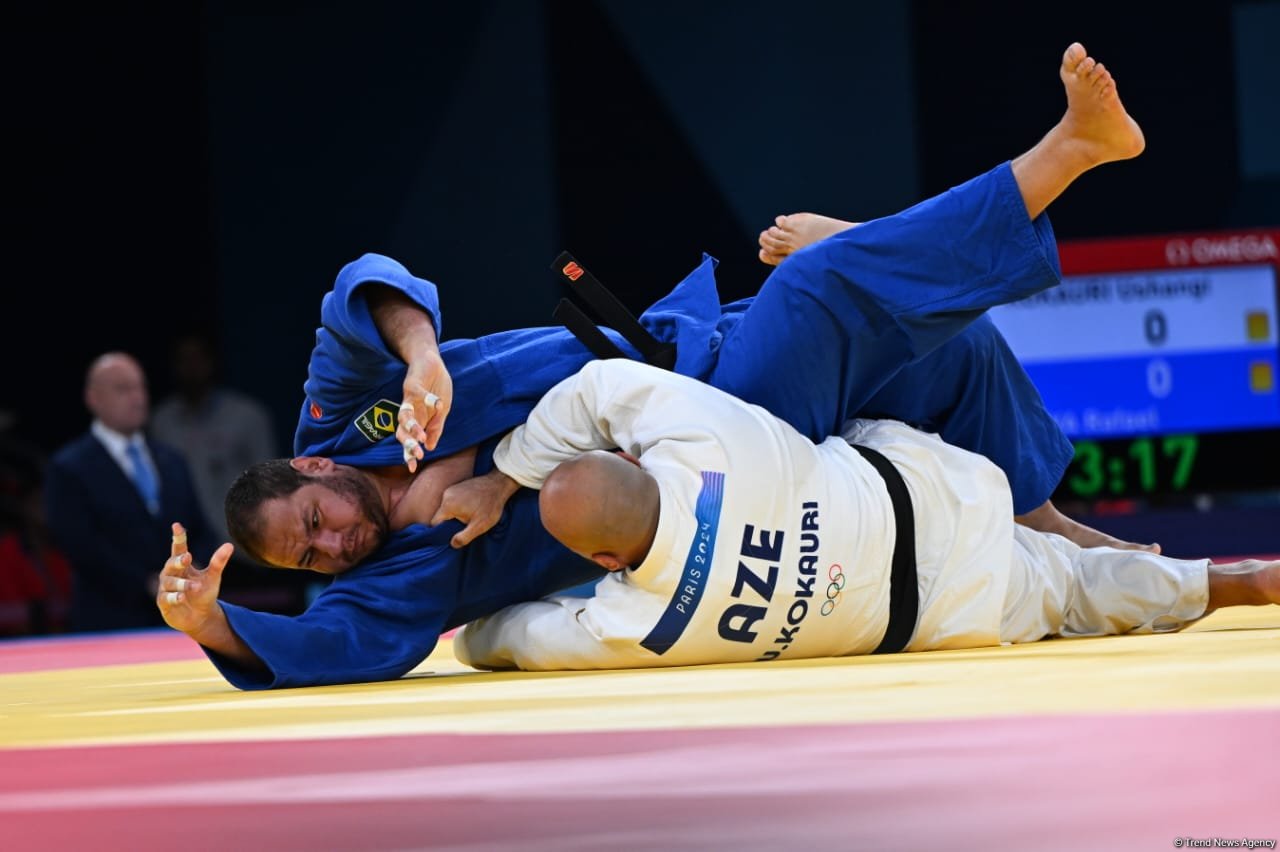 Azerbaijani judoka Kokauri jumps into 1/4 finals at Paris Olympics (PHOTO/VIDEO)