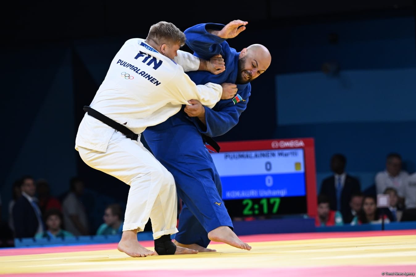 Azerbaijani judoka Kokauri jumps into 1/4 finals at Paris Olympics (PHOTO/VIDEO)